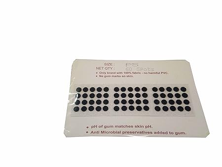 EYETEX PALLAVI BINDI P5 BLACK PACK OF 10pcs