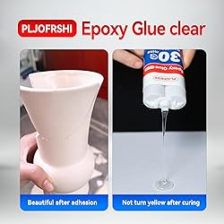 PLJOFRSHI Clear ab Epoxy Glue ，Multipurpose epoxy