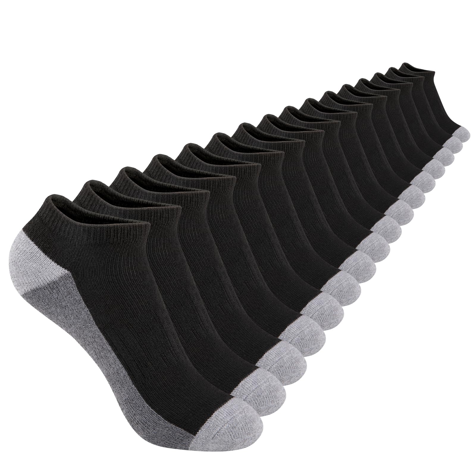Photo 1 of Comfoex Boys Socks 8 Pairs 6-8 4-6 8-10 Years Old Ankle Athletic Low Cut Short Half Cushioned Socks For Big Little Kids