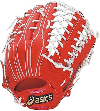 Amazon Asics アシックス ソフトボール 野球 グローブ 外野手 右投げ Lh ゴールドステージ スピードテック Qr Bgs5lw Rオレンジ ホワイト 21 アシックス Asics 一般用
