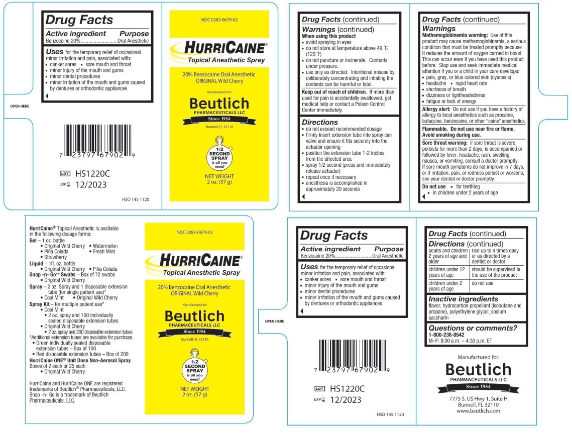 Hurricaine Anesthetic 2 Oz. Can - Each