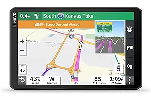 Garmin - dezl OTR800 8 inches GPS Truck Navigator - Black (Renewed)