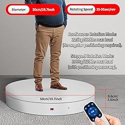 19.7In Remote Large Motorized electric turntable
