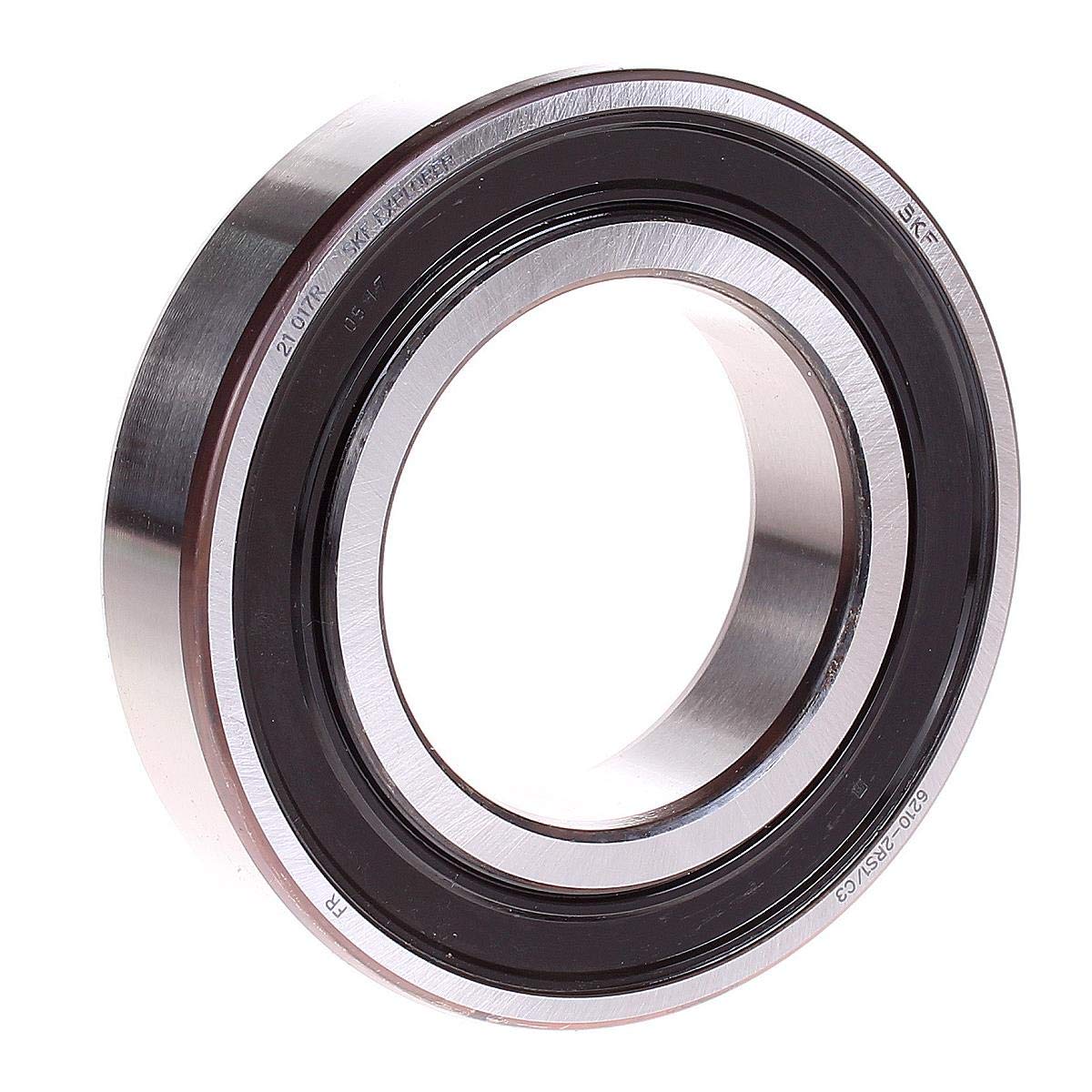 SKF Radial Deep Groove Ball Bearing, 50 ID, Bearing steel