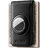 VULKIT Men's Magnetic Money Clip with Airtag Holder - Airtag NOT Included- Holds Up to 15 Cash or 8 Cards