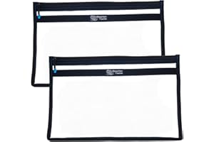 Reaction Tackle Clear Storage Bag Tackle Pak – Water-Resistant Plastic Storage for Bait, Tackle, Lures, Soft Plastics, and Fishing Gear