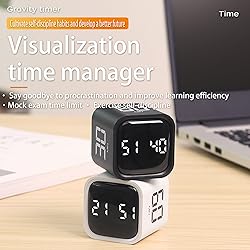 VEWINGL Cube Productivity Timer, 5/10/30/60 Min