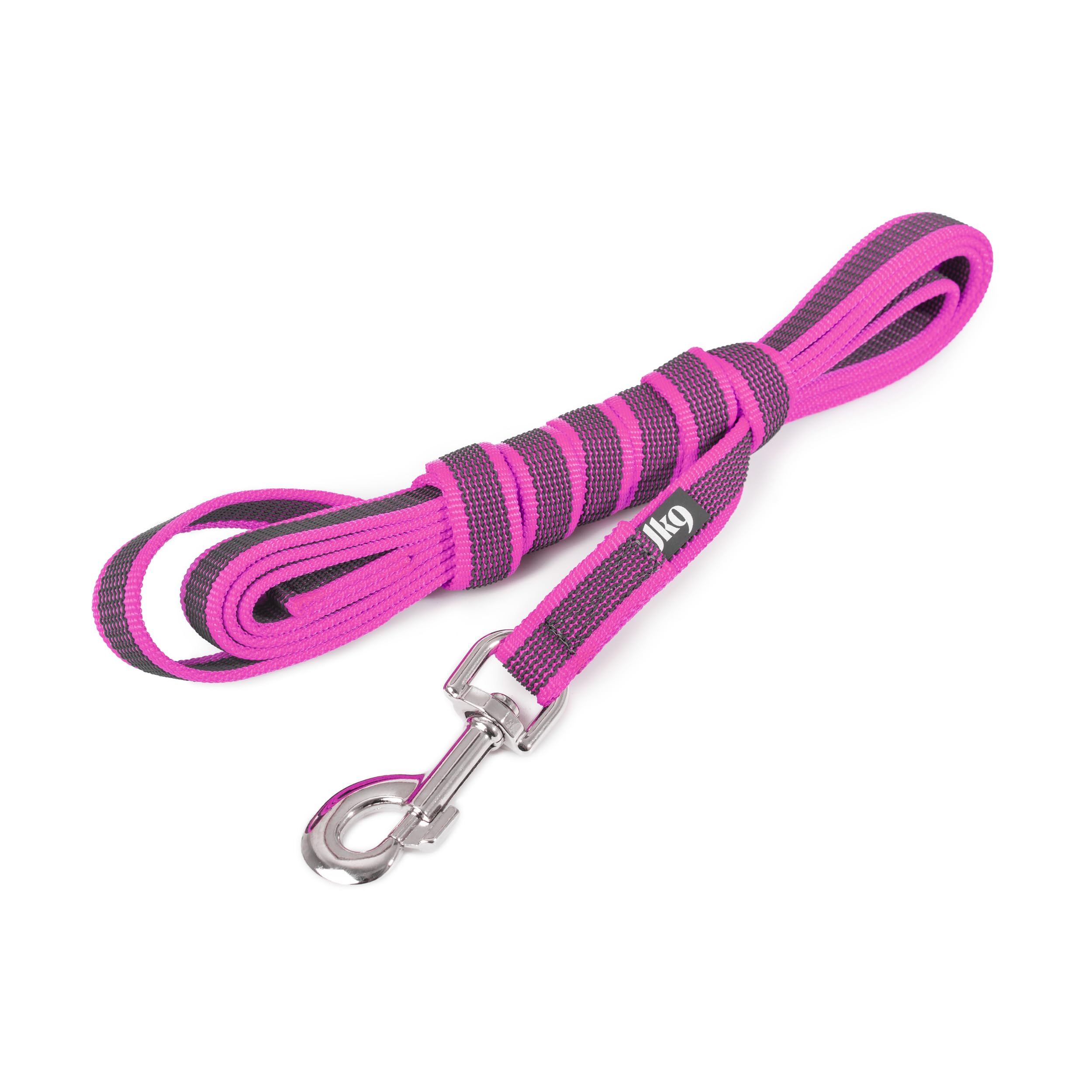 Color & Gray Super-Grip Leash with Handle, 20 mm x 3 m, Pink-Gray