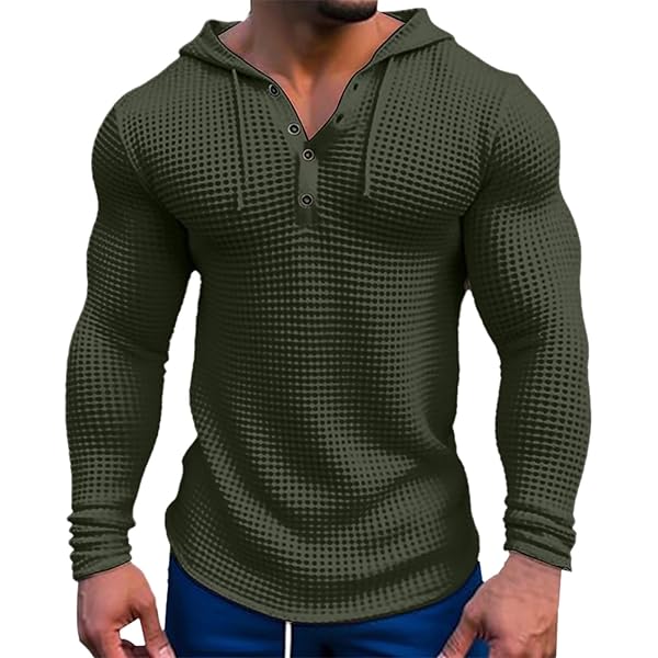 トップス Waffle henley neck long sleeve t-shirt Waffle T-Shirt | Henley Neck | Long Sleeve | UNIQLO US