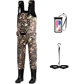 Trudave Chest Waders for Men &amp; Women Waterproof, Fishing Neoprene Waders, Hunting Waders with Boots