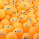50-Pack KEVENZ 3-Star 40mm Orang Table Tennis Balls,Advanced Training Ping Pong Balls (Practice ping-pong Ball)