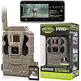 TACTACAM Reveal Pro 3.0 Cellular Trail Camera - Multi-Cellular Network, GPS, 2" LCD, No-Glow IR, Wi-Fi Enabled, HD Photos & 1080p Videos, Long Battery Life, Fast Trigger + 32GB SD Card (1PK)