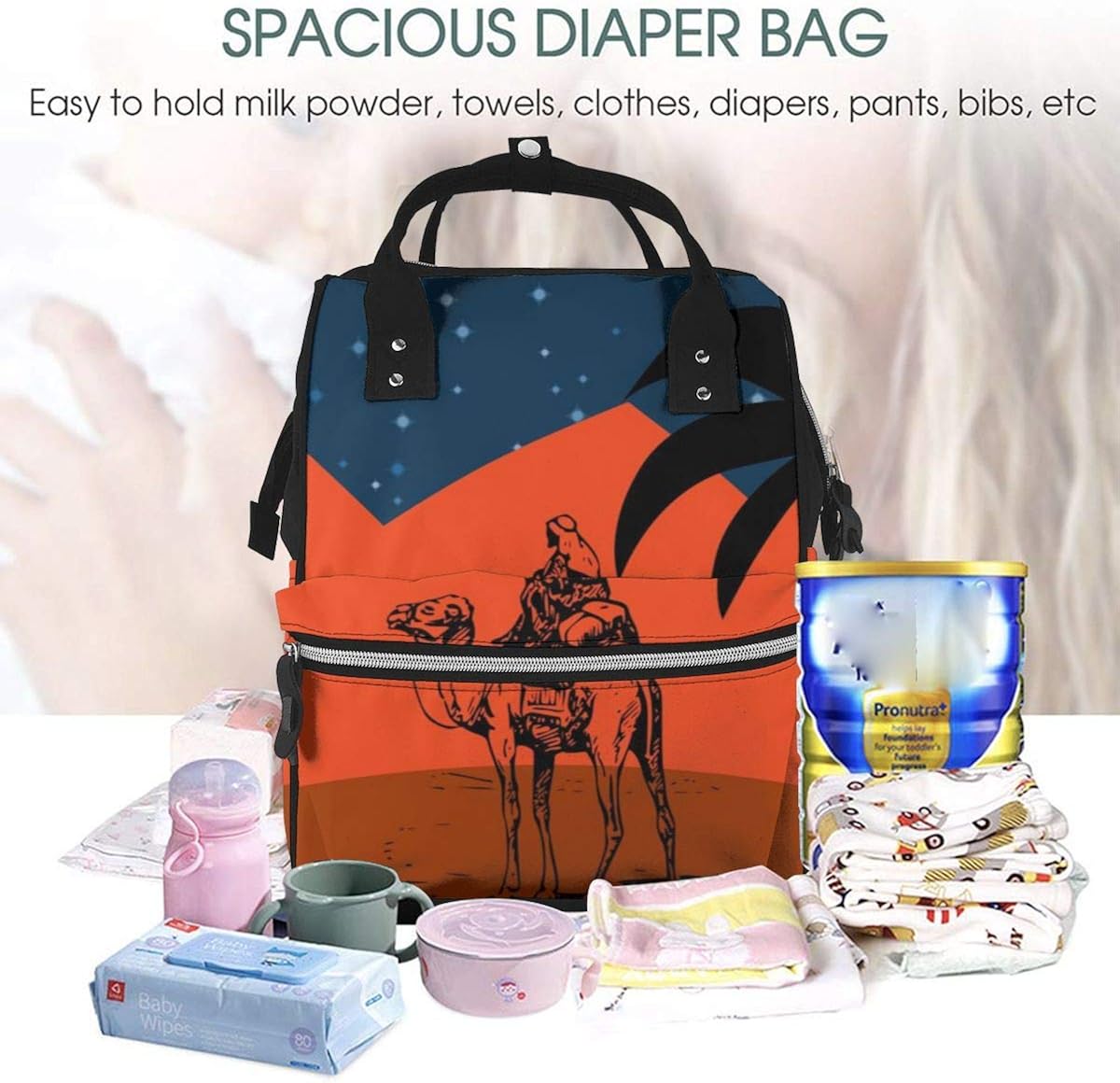 camel diaper bag