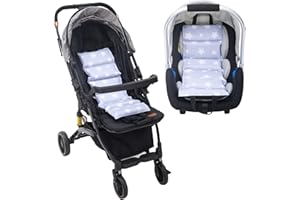 THE KENKYO Car Seat Cooler Pad for Babies, Car Seat Cooling Pad, Carseat Ice Pack Pad for Hot Weather, Summer Chair Ice Cushion Cover, Multifunctional Ice Mat Covers for Stroller, NOT INCLUDED: ICE BLOCKS(Grey)