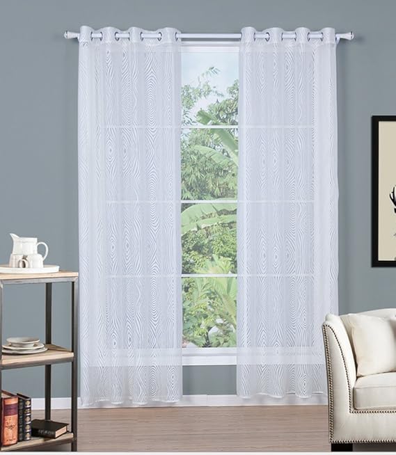 Amazon.de: Yiyida Vorhang Transparent Gardinen Wohnzimmer Voile Vorhang