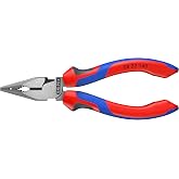 Knipex Tools 08 22 145 6" Needle Nose Combination Pliers - Comfort Grip,