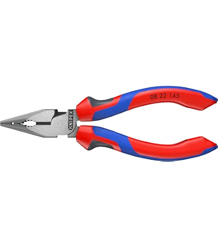 KNIPEX - Long Nose Pliers w/Cutter, Multi-Component (25 02 160),6