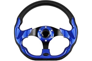MOTAFAR Golf Cart Steering Wheel with Ergonomic Design Universal Fit for Golf Cart Club Car EZGO RXV & TXT, Yamaha, Precedent Tempo, DS