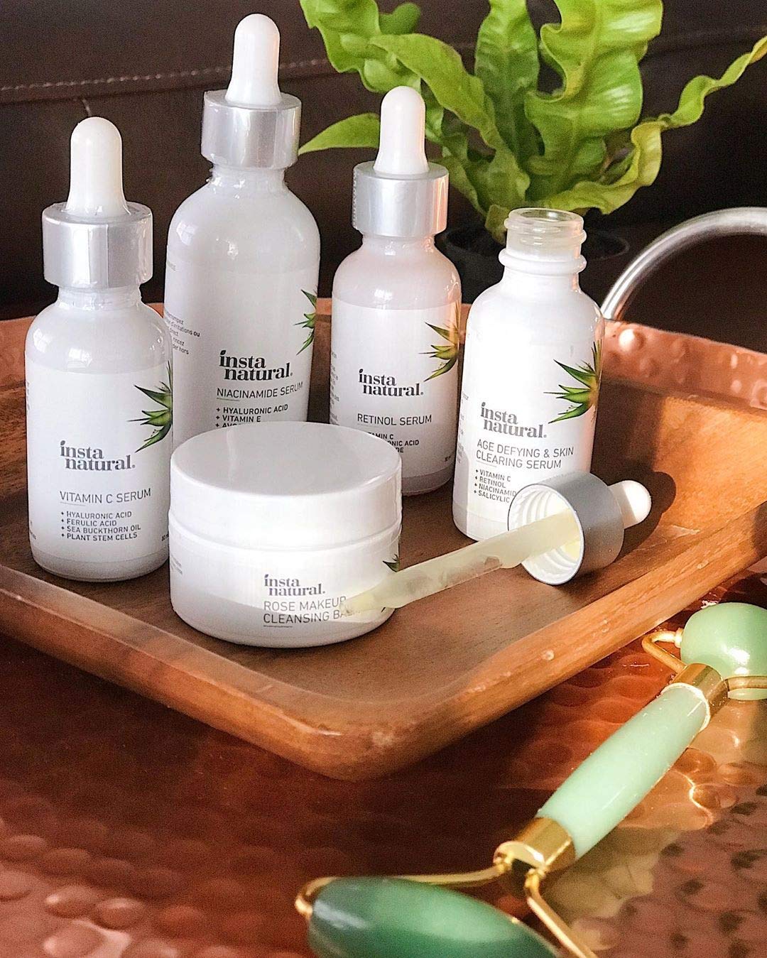 instanatural rose makeup cleansing balm