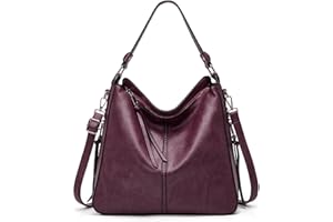 Hobo Crossbody Bags for Women Designer Faux Leather Hobo Handbags Retro Large Size Shoulder Bag Bucket Purse