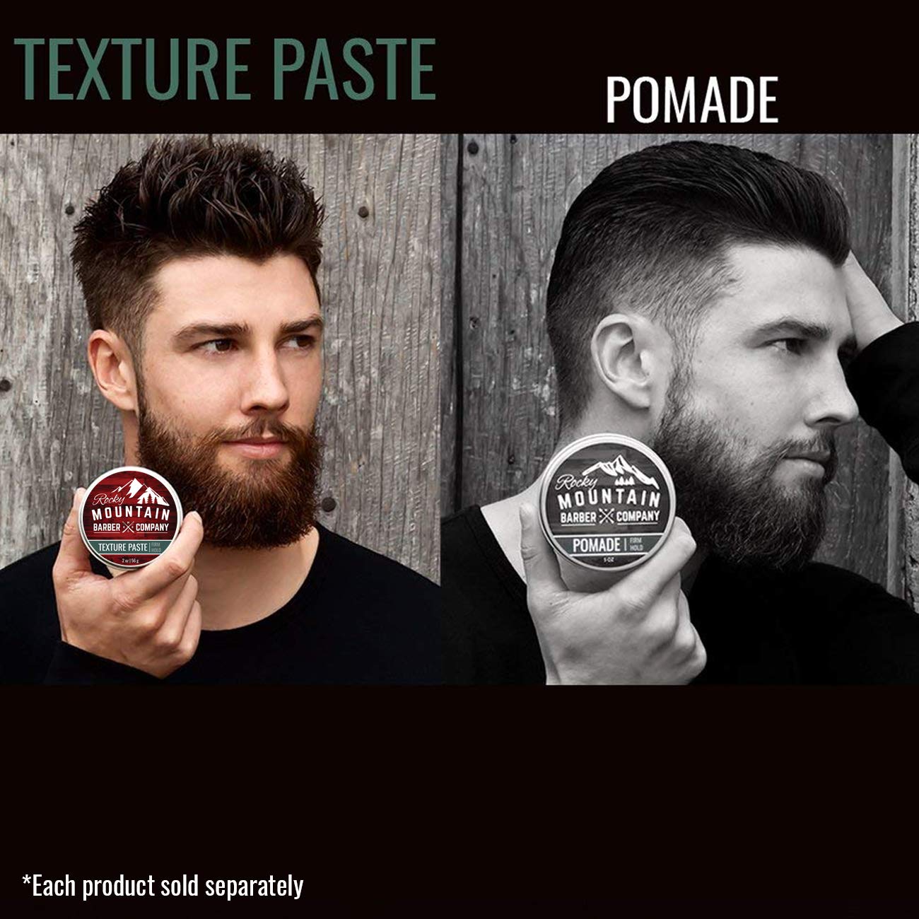 Rocky Mountain Barber Company Hair Styling Cream With Pliable