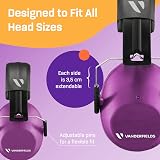 Vanderfields Premium Hearing Protection Ear Defenders 29 dB 2K Hz Purple view 7