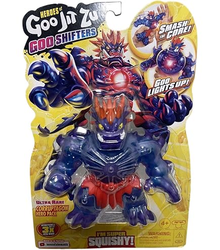 Amazon.com: Heroes Of Goo Jit Zu: Shifters Thrash Hero Pack