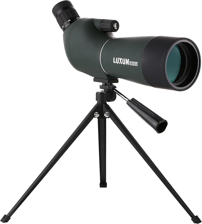 LU2000 Angled Zoom Spotting Scope Telescope, High Power 2060X60