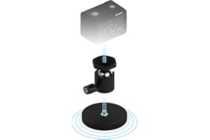 SABRENT Rubber-Coated Magnetic Mount for Action Cam and Small Cameras (CS-MG66)