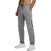 HODOSPORTS 32"/34"/36"/38"/40" Inseam Tall Mens Sweatpants Zipper Pocket Extra Tall Joggers Workout Pants