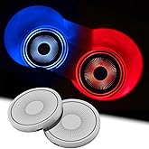2Pcs LED Car Cup Holder Lights, 7 Colors Light Up Cup Coasters, USB Rechargeable Interior Lighting Accessories for Car Truck Vehicle Decoration