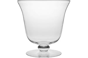 Barski - European Quality - Handmade Thick Glass - Footed - Centerpiece Bowl - Fruit Bowl - Punch Bowl - 210 oz. - 10.25" Dia