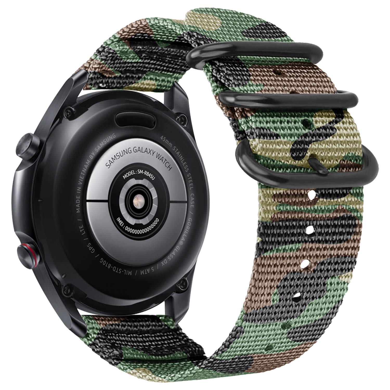 Lomet Nylon Bands 22mm Compatible with Samsung