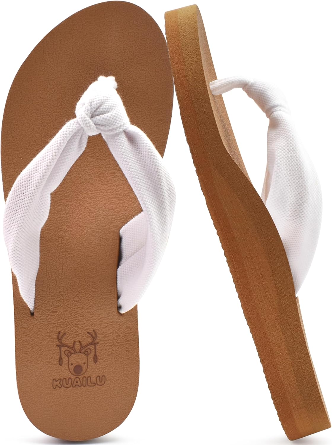 KuaiLu Arch Support Flip Flops for All-Day Comfort