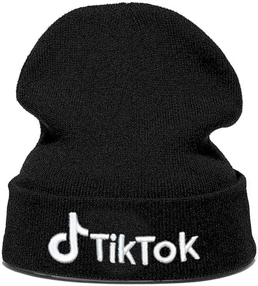 Bestomrogh TIK Tok Fashion Beanies Hat Unisex Autumn Winter Flexible