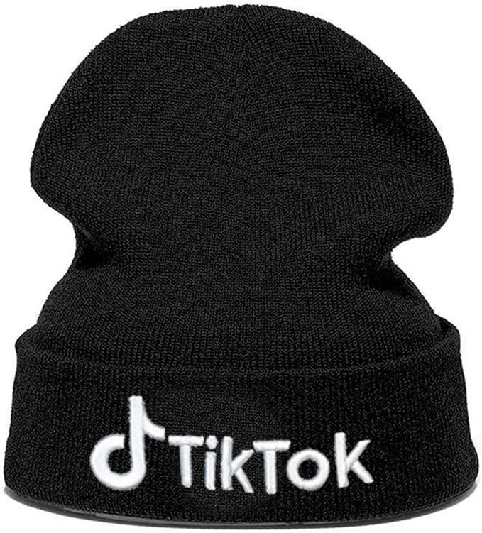 Bestomrogh TIK Tok Fashion Beanies Hat Unisex Autumn Winter Flexible