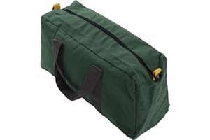 Jauarta Hand Tool Bag Waterproof Heavy Duty Large Capacity Wide Mouth Canvas Portable Tool Tote for Carpentry Electrician (20