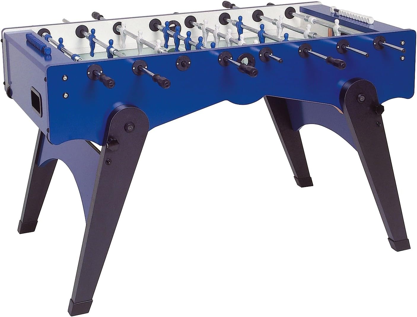 Garlando Foldy football table with telescopic rods.