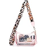 XYWstore Clear Bag for Stadium Events, Clear Purses for Women, Crossbody Stadium Approved