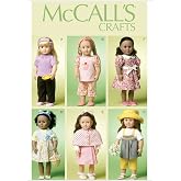 McCall's M6526 Casual Outfits for 18" Doll Sewing Pattern, One Size