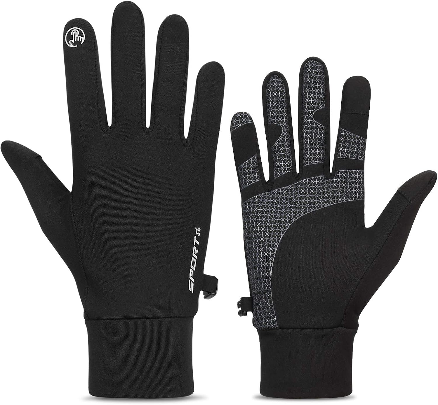 Amazon.com: TOLEMI Lightweight Winter Gloves Running Warm Gloves Touchscreen Gloves Men Women 