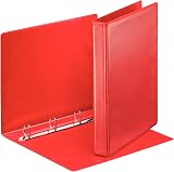 Esselte A4 4.4 cm Spine PP Essentials Presentation Binder Red 25 mm