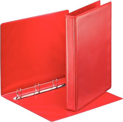 Esselte A4 4.4 cm Spine PP Essentials Presentation Binder Red 25 mm
