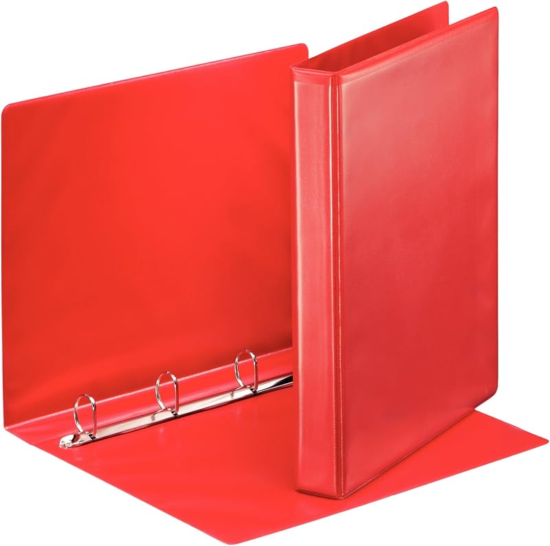 Esselte A4 4.4 cm Spine PP Essentials Presentation Binder Red 25 mm