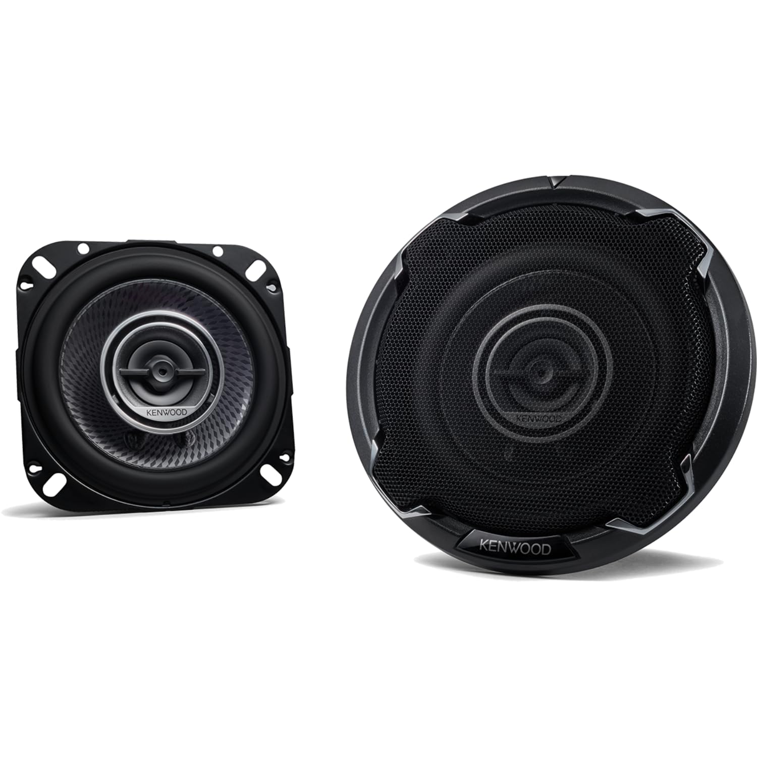 Kenwood KFC-PS1096 10 cm 2-Way Coaxial Speakers | Car Speakers with Surround Sound - Woofer with Polypropylene Diaphragm and Tweeter with Balanced Dome