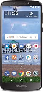 Tracfone Carrier-Locked Motorola Moto e5 4G LTE Prepaid Smartphone - Black - 16GB - Sim Card Included - CDMA