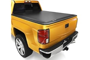 YITAMOTOR Soft Tri-Fold Truck Bed Tonneau Cover Compatible with 2014-2018 Chevy Silverado/ GMC Sierra 1500, Fleetside 5.8 ft Bed