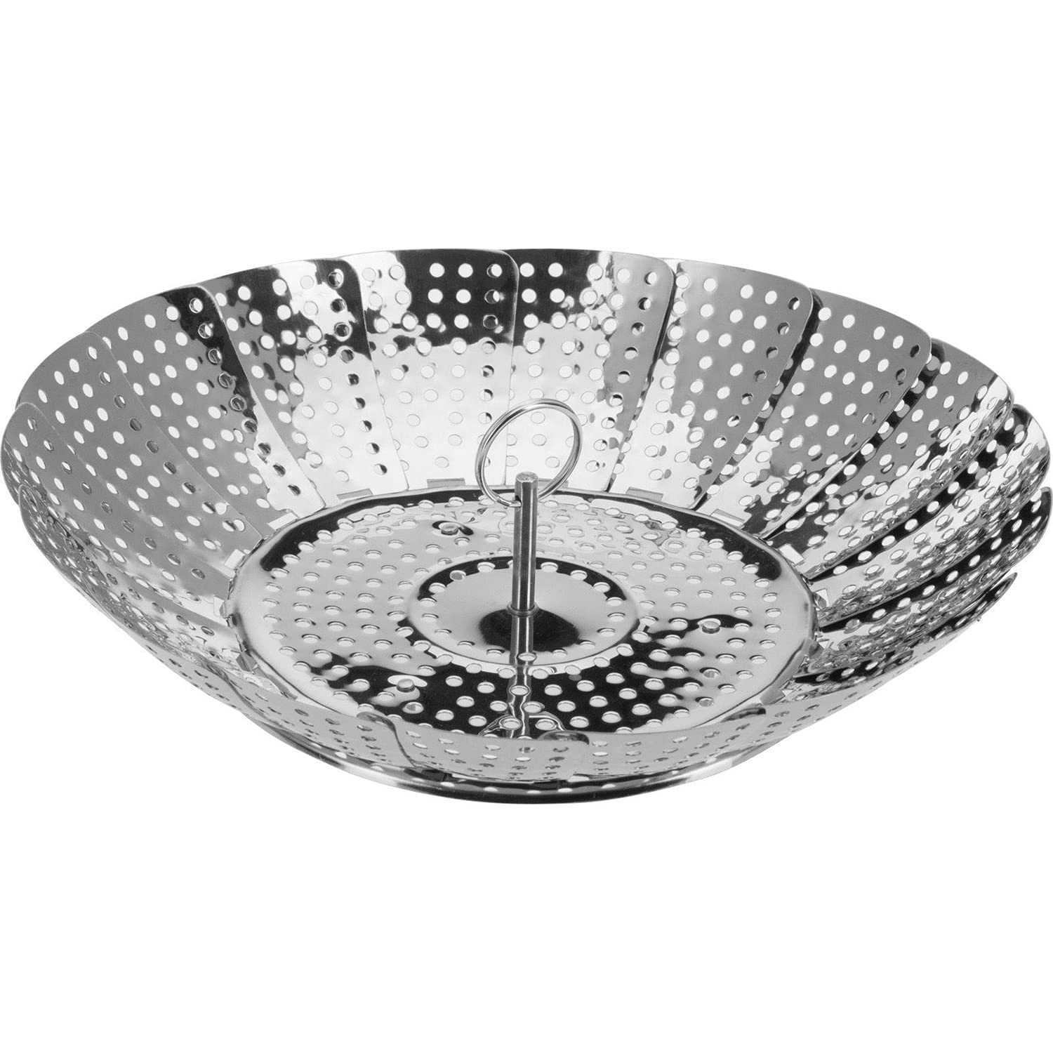 Westmark Steaming Basket, Adjustable, For Pots From Ø 14 - 23 Cm, Stainless Steel, Silver, 12592270