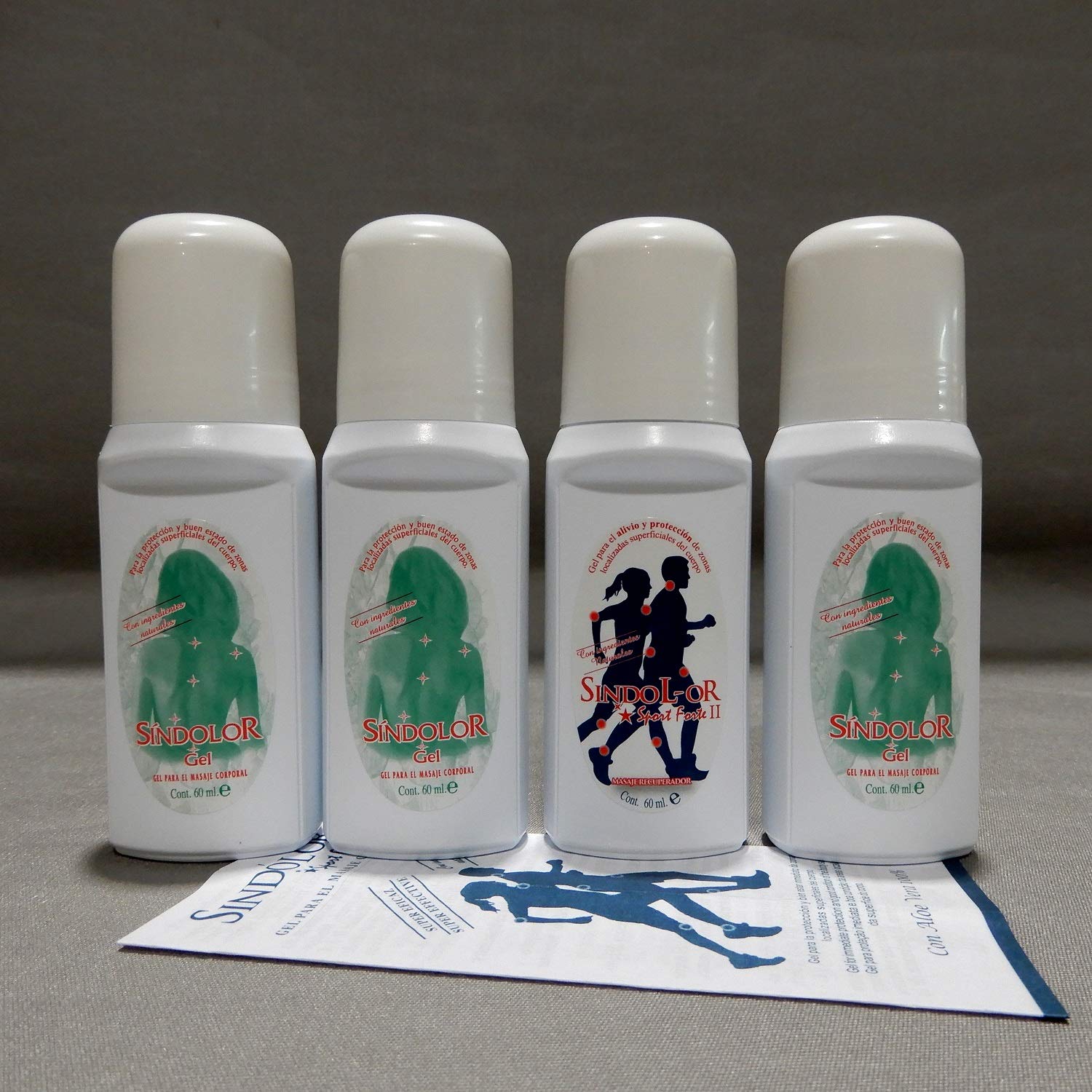 Sindolor Gel Roll-on, Promotion 3 Sindolor + 1 Sport Forte Sindolor Imediate Relief