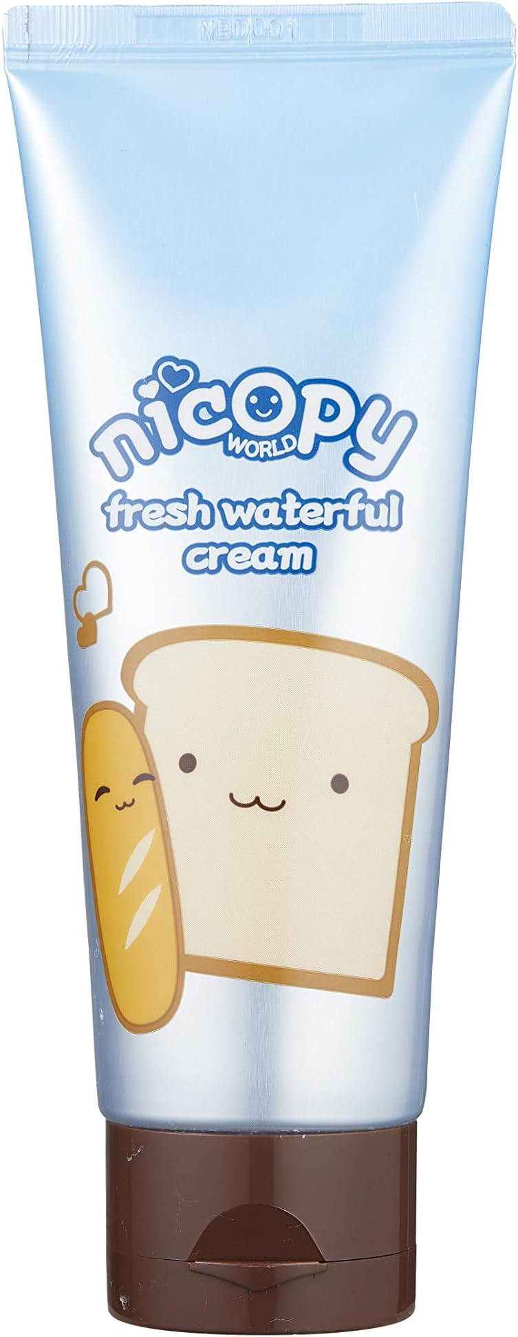 Nicopy Vegan Cosmetics Fresh Waterful Cream, 3.4 FL. OZ. | 100% Vegan Skincare Makeup | Paraben Free, Ethanol Free, Cruelty Free | Vegan Gifts for Women